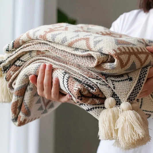 Blanket and Throw, Vintage- Bohemian style