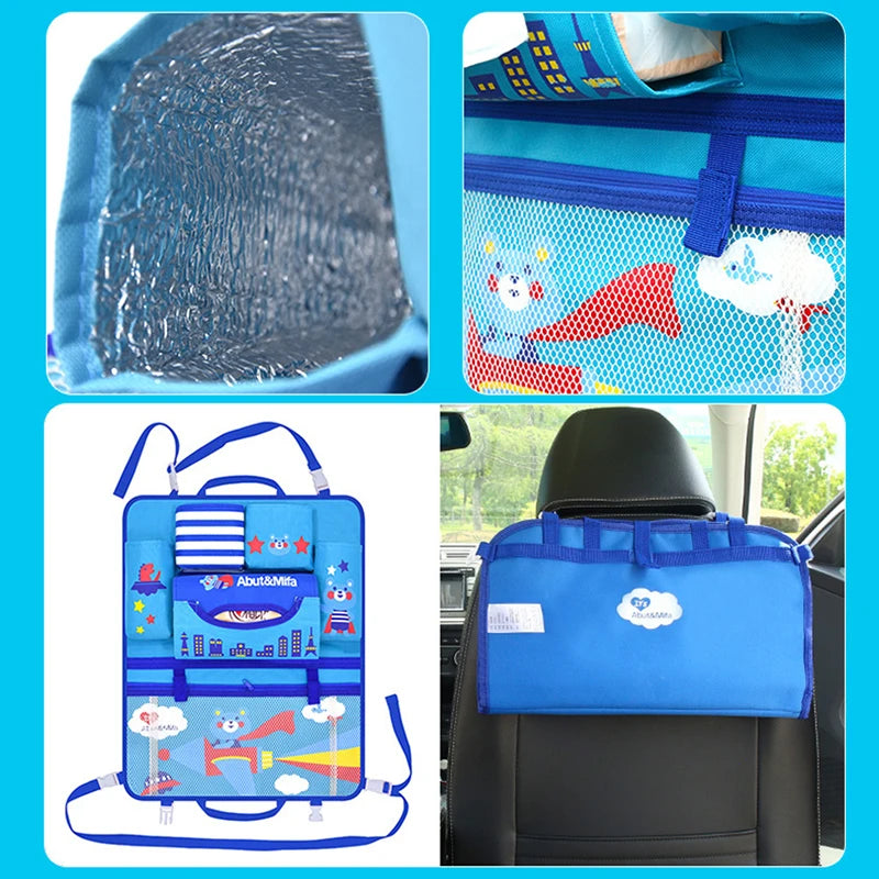 Car seat organizer for children