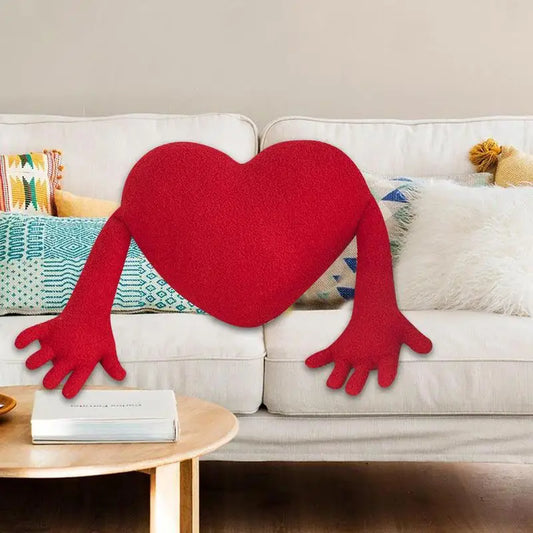 Heart Cushion with fingers